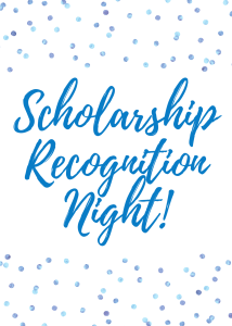 Scholarship Recognition Graphic